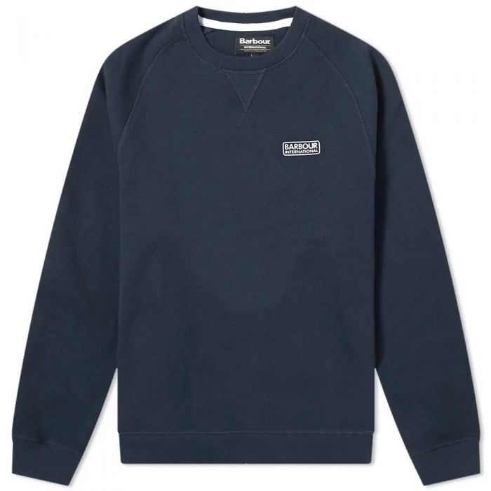 Barbour International Essential Crew Sweatshirt Navy