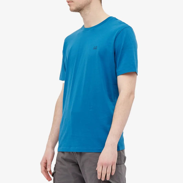 C.P. Company 30/1 Jersey Small Logo T-Shirt Lyons Blue