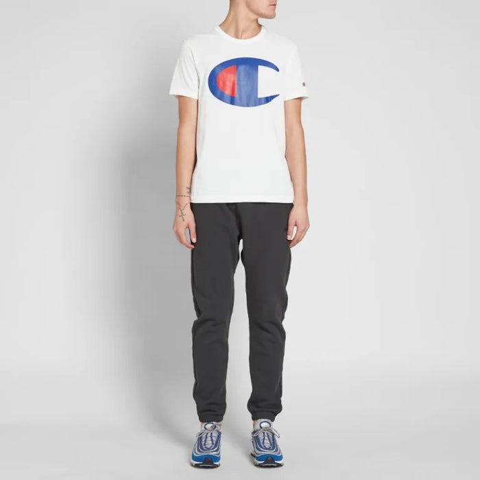 Champion Reverse Weave Large C T-Shirt White