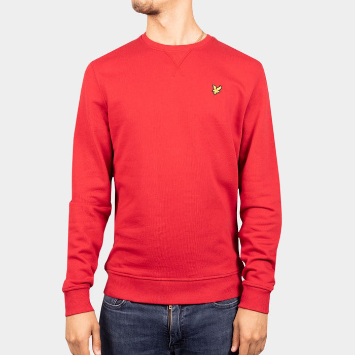 Lyle &amp; Scott Men's Crew Neck Sweatshirt Tunnel Red