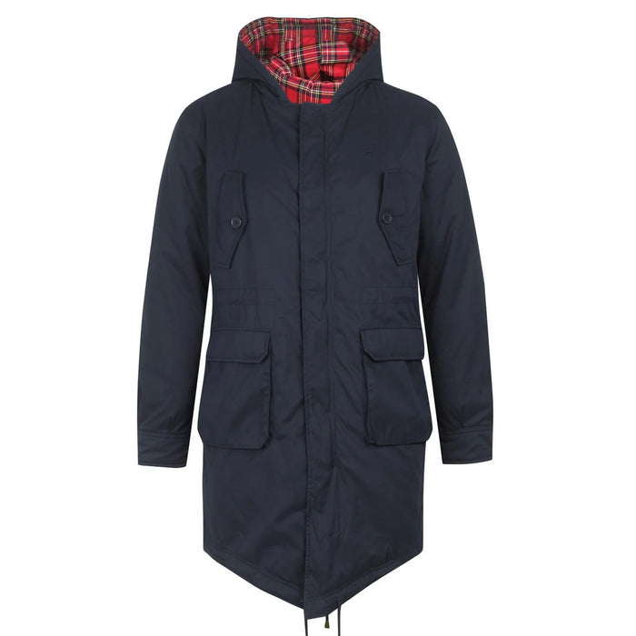Merc Tobias Fishtail Parka Navy
