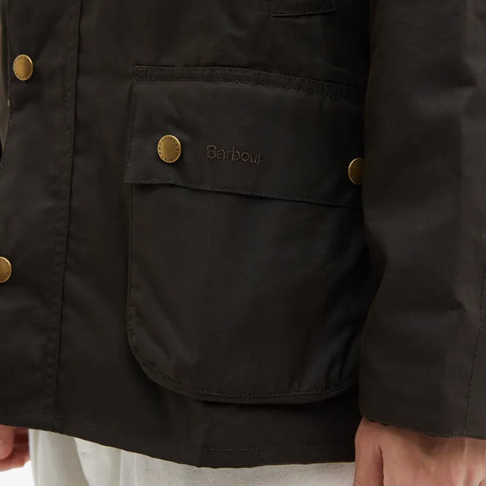 Barbour Ashby Wax Jacket Olive