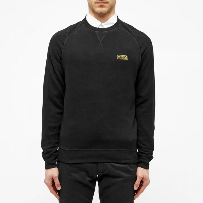 Barbour International Essential Crew Sweatshirt Black