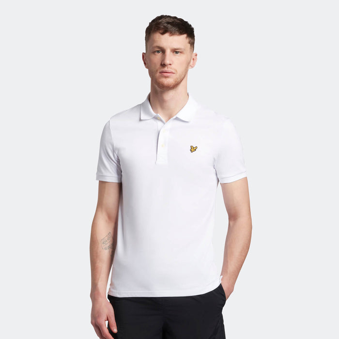 Lyle & Scott Men's Plain Polo Shirt - White