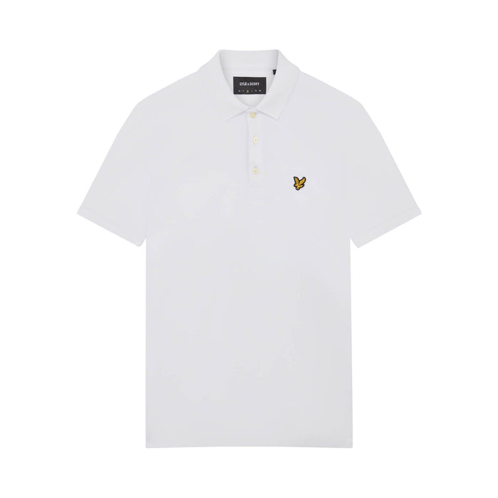 Lyle & Scott Men's Plain Polo Shirt - White