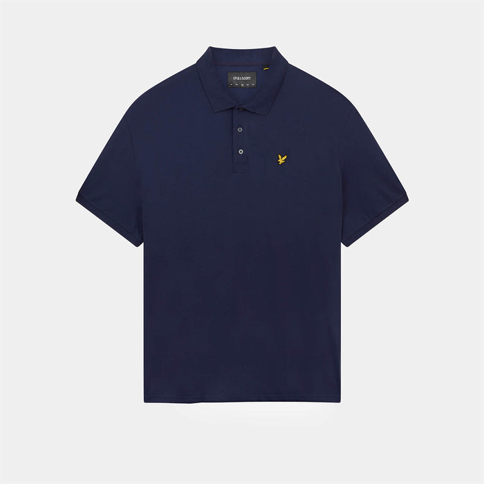 Lyle & Scott Men's Plain Polo Shirt - Navy