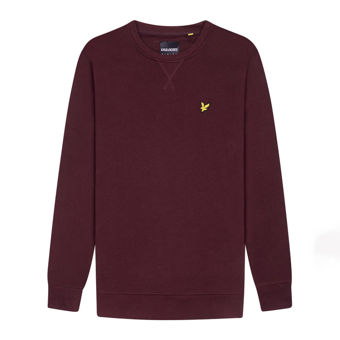 Lyle & Scott Men's Crew Neck Sweatshirt - Burgundy