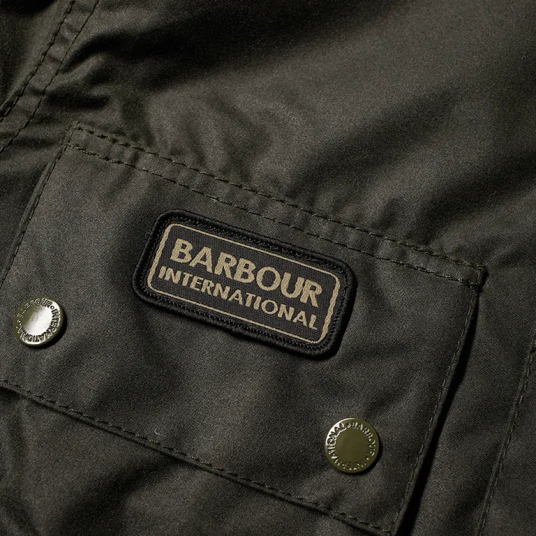 Barbour International New SL International Wax Jacket Sage Green