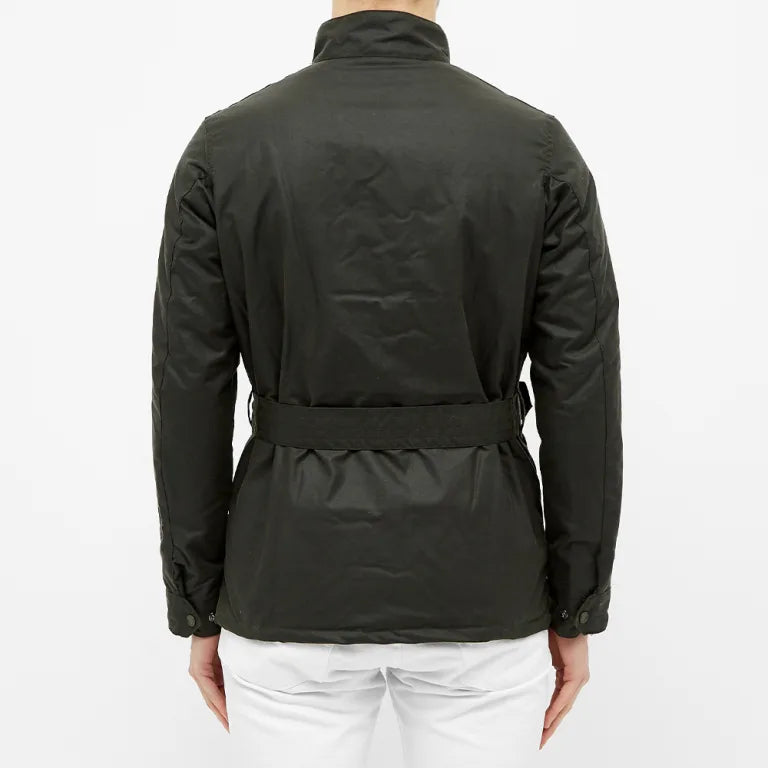 Barbour International New SL International Wax Jacket Sage Green