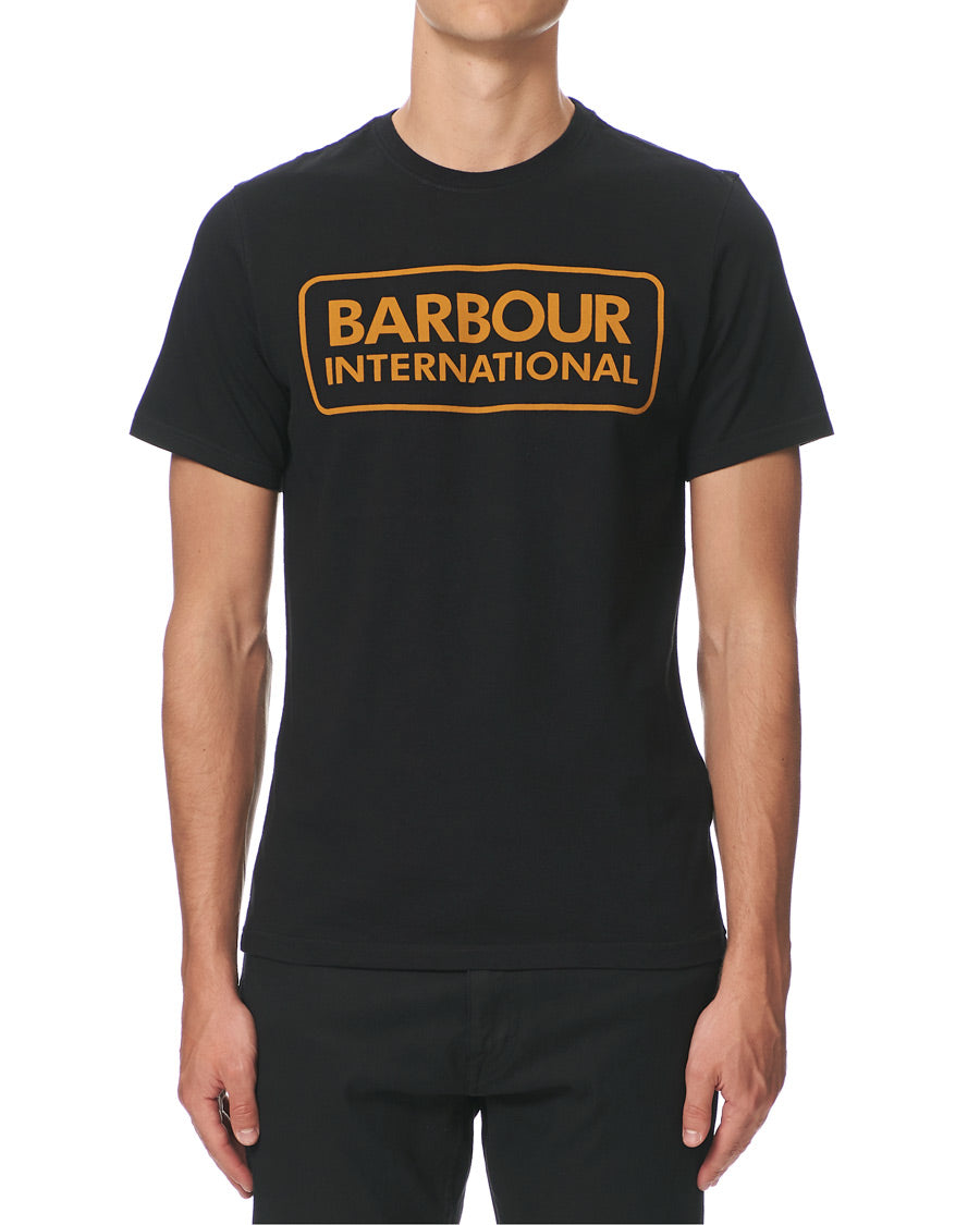 Barbour International Essential Large Logo T-Shirt Black