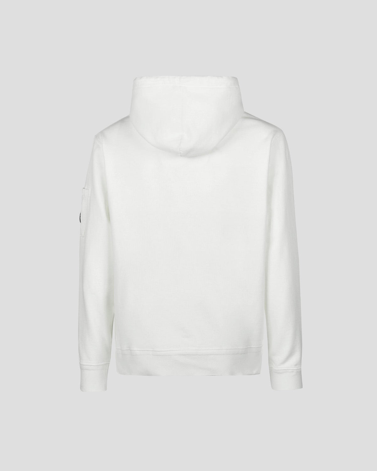 C.P. Company Cotton Fleece Hoodie Gauze White