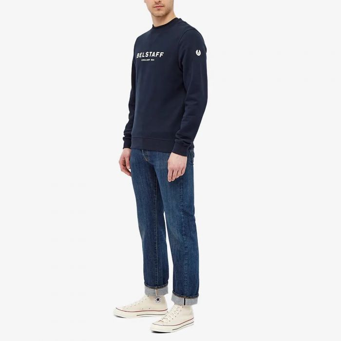 Belstaff 1924 Sweatshirt Dark Ink Off White