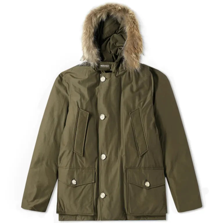 Woolrich Arctic Anorak in Ramar Dark Green
