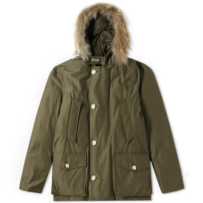 Woolrich Arctic Anorak in Ramar Dark Green