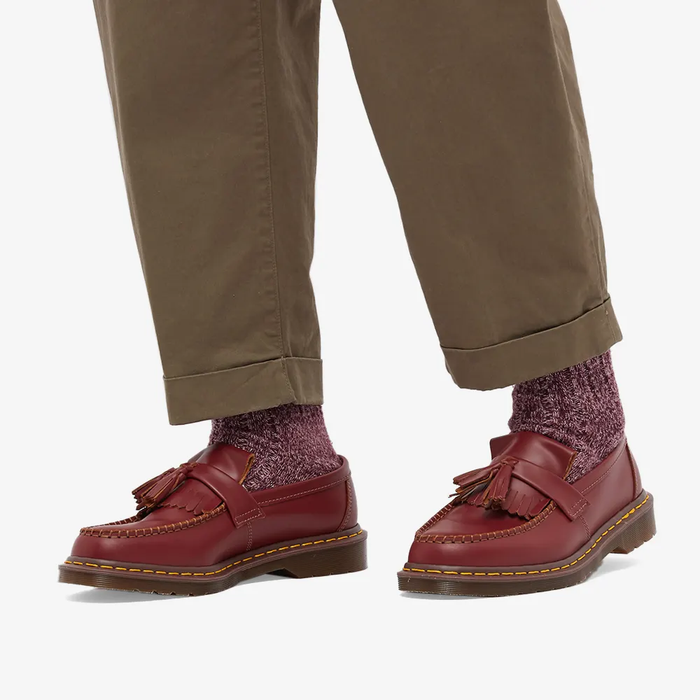 Dr. Martens Adrian Made in England Quilon Oxblood