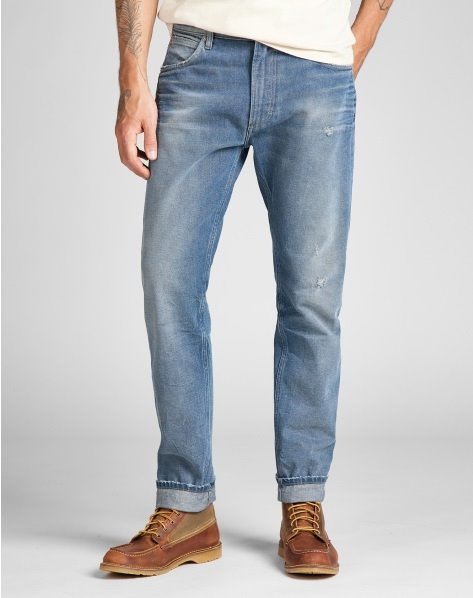 Lee 101 Rider Slim Straight 13oz Japan Selvage Blue Speedway L32