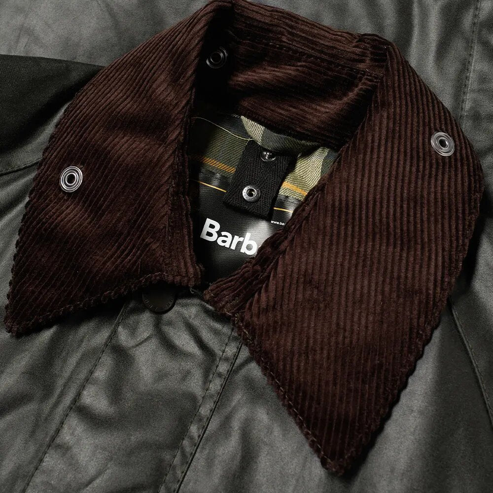 Barbour Bedale Wax Jacket Sage Green