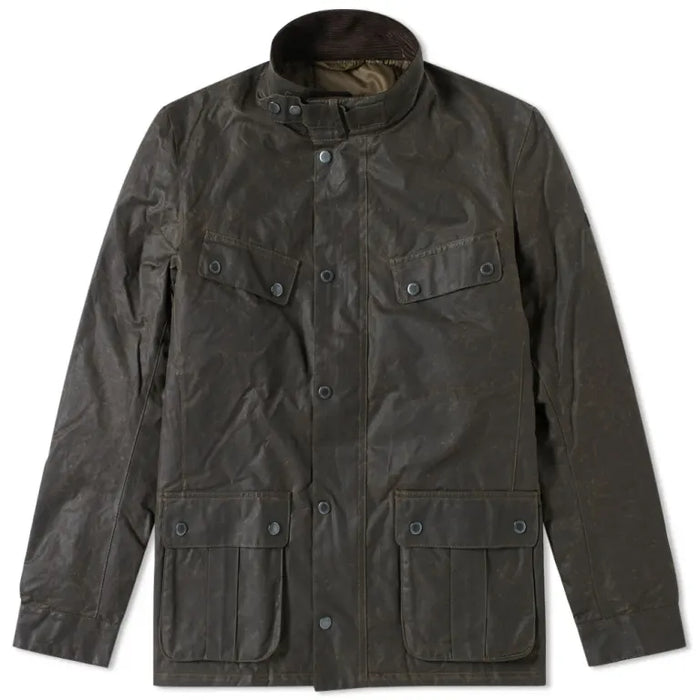 Barbour International Duke Waxed Jacket Sage
