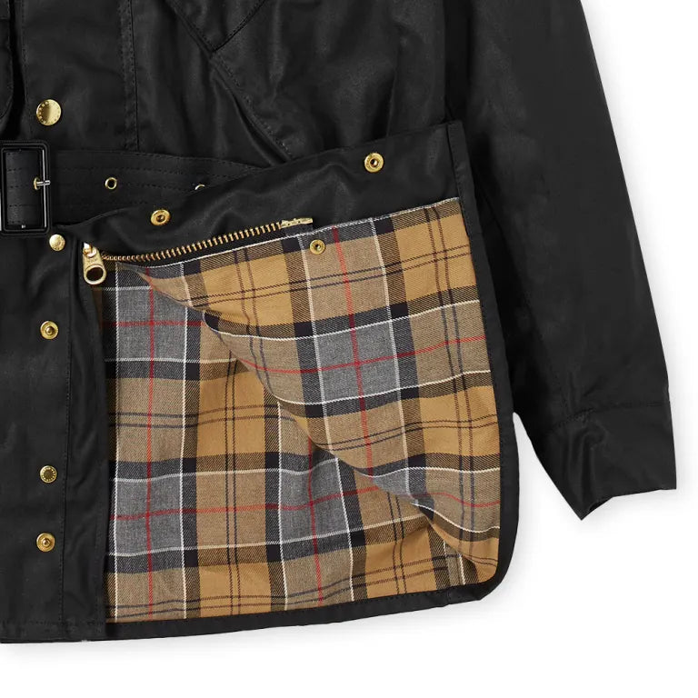 Barbour International Original Wax Jacket Black