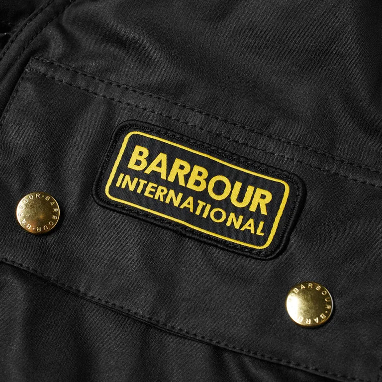 Barbour International Original Wax Jacket Black