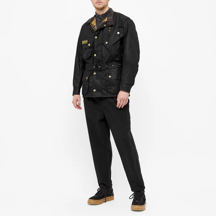 Barbour International Original Wax Jacket Black