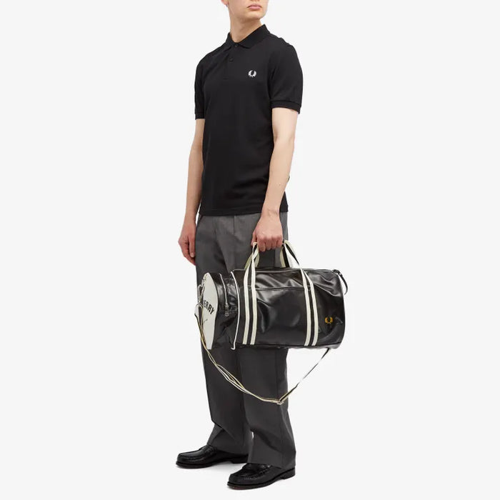 Fred Perry Classic Barrel Bag Black