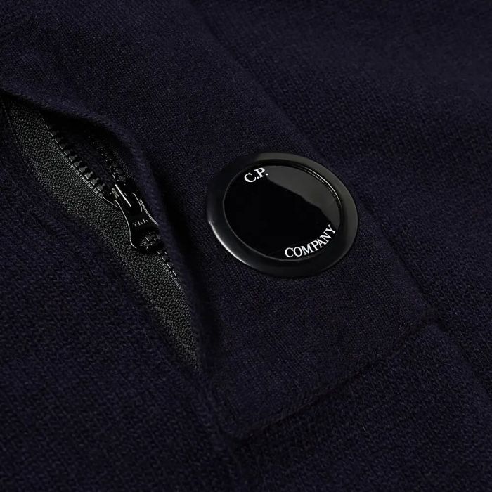 C.P. Company Knitwear Crew Neck Lambswool Navy