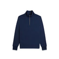 Fred Perry Half Zip Sweatshirt Tennis Blue