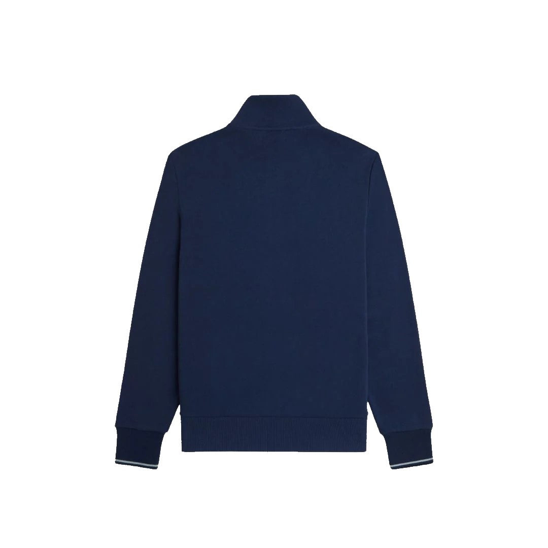 Fred Perry Half Zip Sweatshirt Tennis Blue