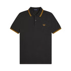 Fred Perry Slim Fit Twin Tipped Polo Grey