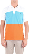 Woolrich Color Block Stripe Polo Shirt White