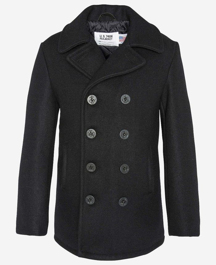 Schott NYC Iconic U.S. Navy Peacoat Made In USA Navy