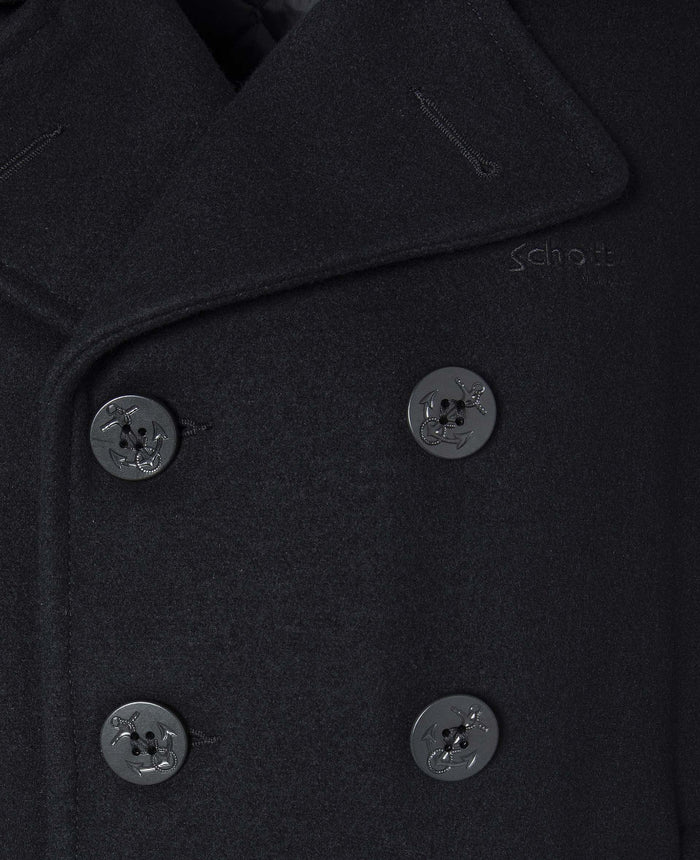 Schott NYC Iconic U.S. Navy Peacoat Made In USA Navy