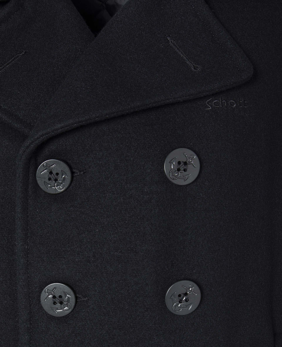Schott NYC Iconic U.S. Navy Peacoat Made In USA Navy