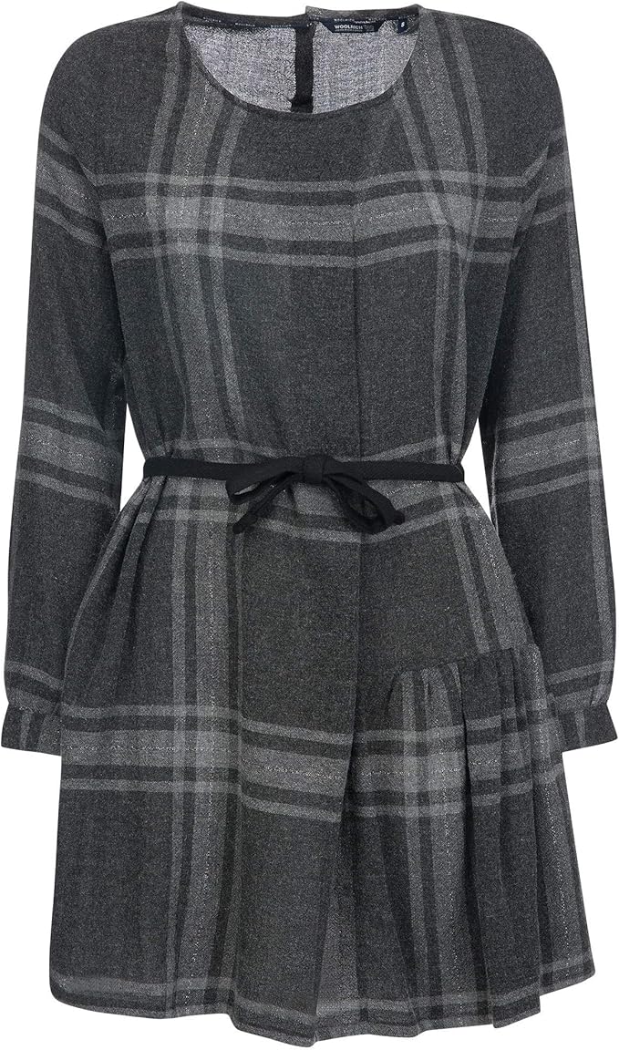 Woolrich Women's Wool Gauze Dress Grey