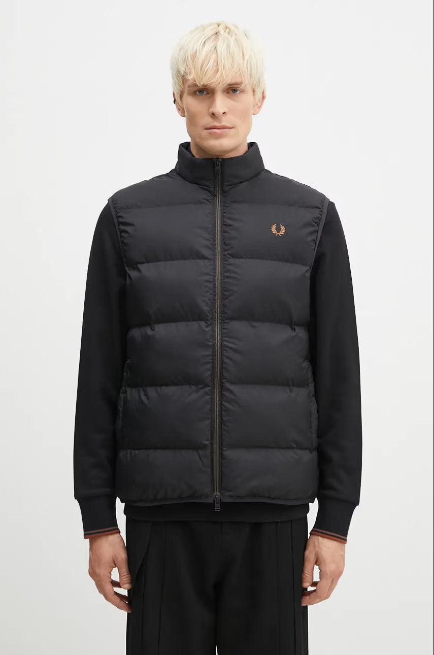 Fred Perry Insulated Gilet Black