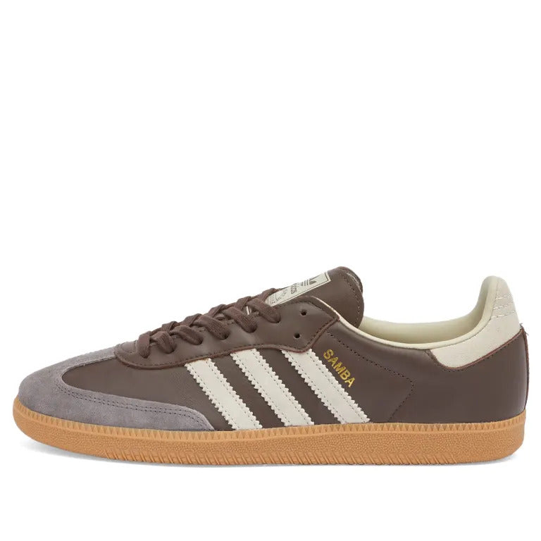 Adidas Samba Woman OG ID1481 Brown / Putty Grey / Gold Metallic