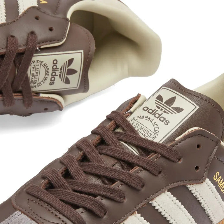 Adidas Samba Woman OG ID1481 Brown / Putty Grey / Gold Metallic