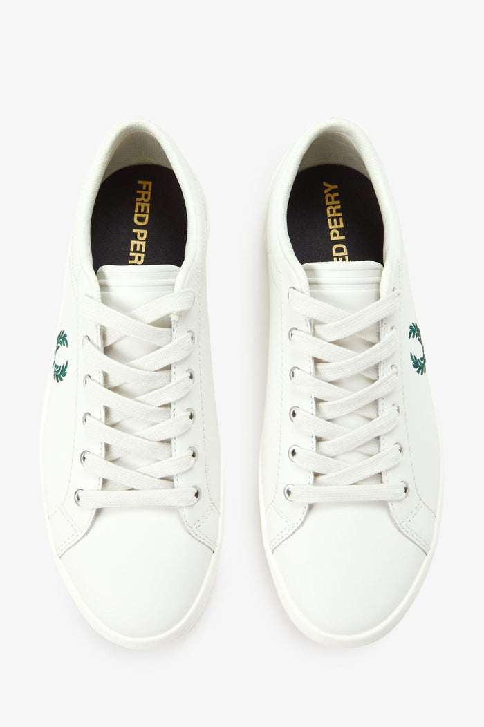 Fred Perry Baseline Leather B1306 Snow White