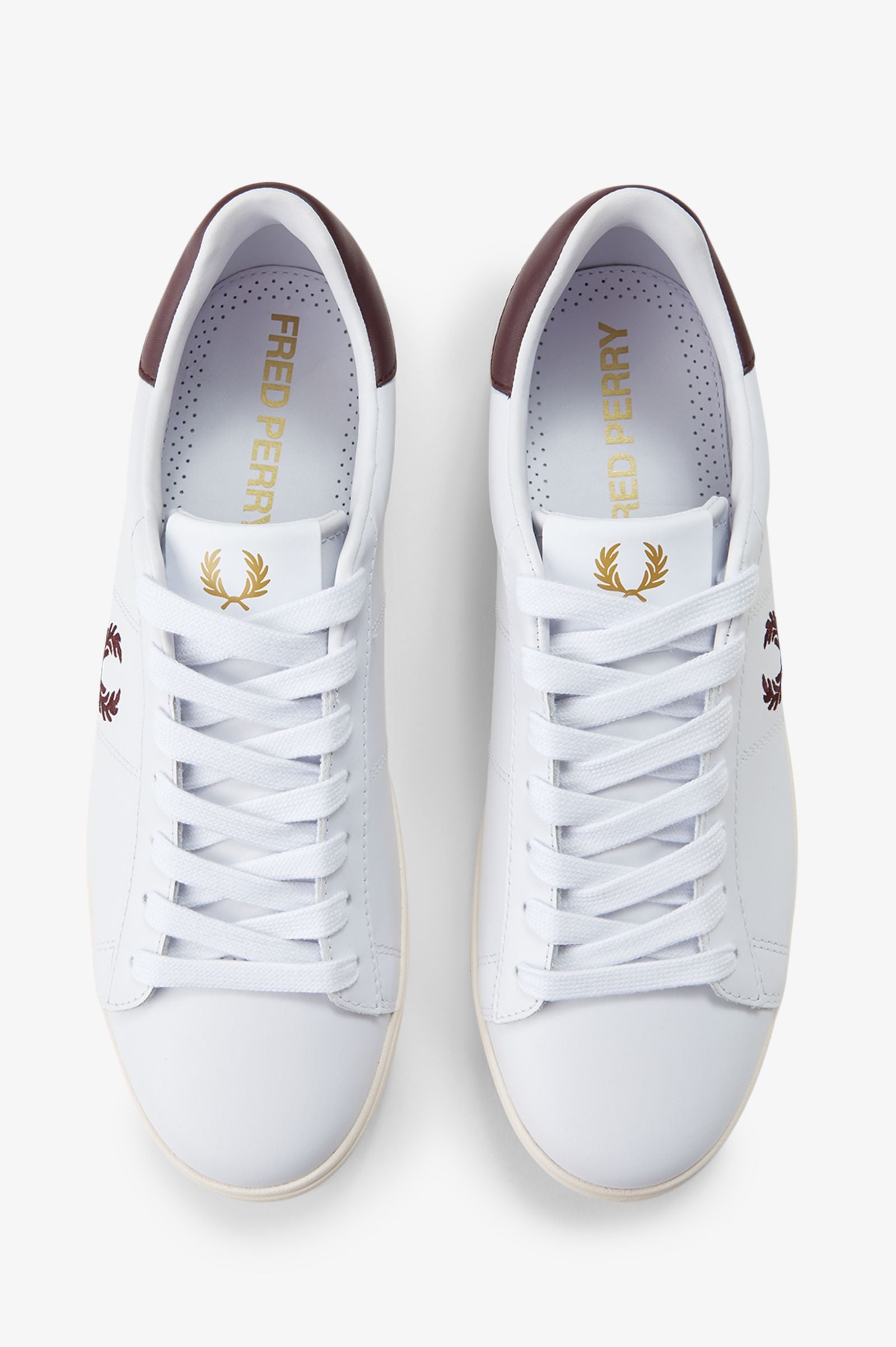 Fred Perry Spencer Leather B4334 490 White