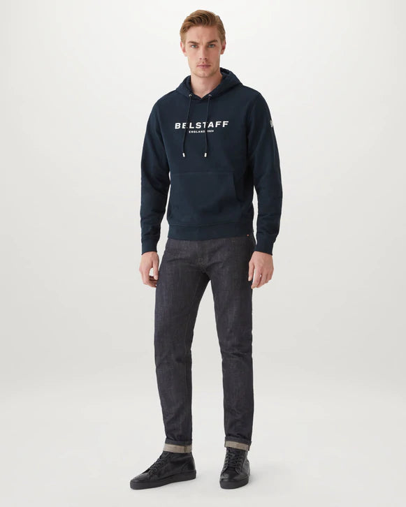 Belstaff 1924 Hoodie Dark Ink Off White
