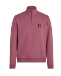 Belstaff Quarter Zip Sweatshirt Mulberry