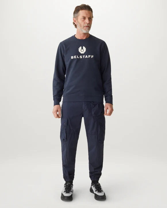 Belstaff Signature Crewneck Sweatshirt Dark Ink