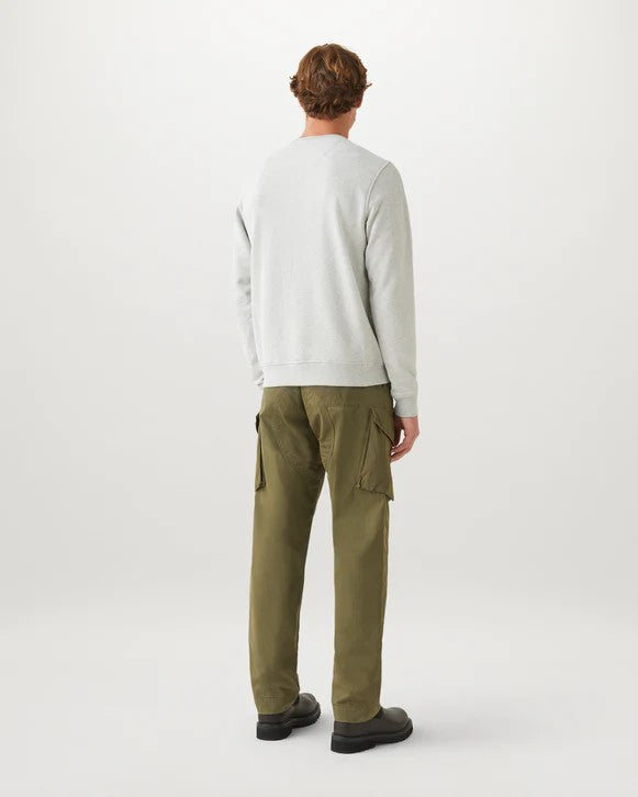 Belstaff Signature Crewneck Sweatshirt Old Silver