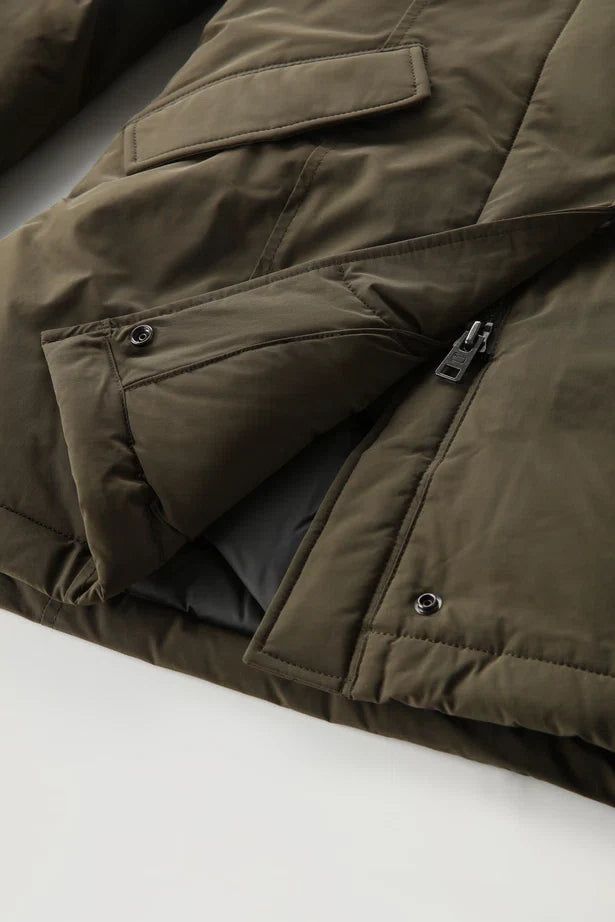 Woolrich Woman Luxury Arctic Parka Dark Green