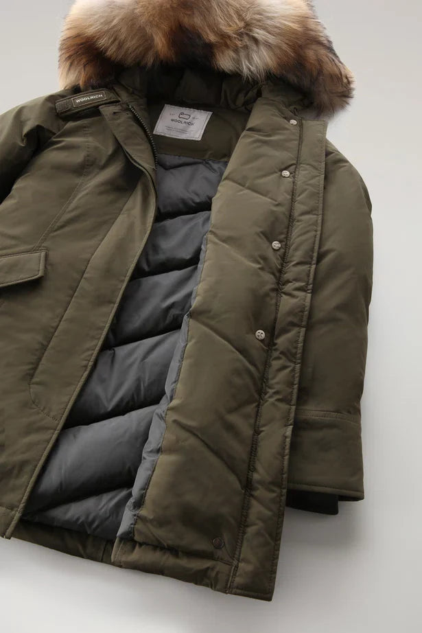 Woolrich Woman Luxury Arctic Parka Dark Green