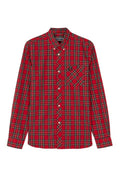 Fred Perry Reissues Made In Portugal Tartan Shirt Red