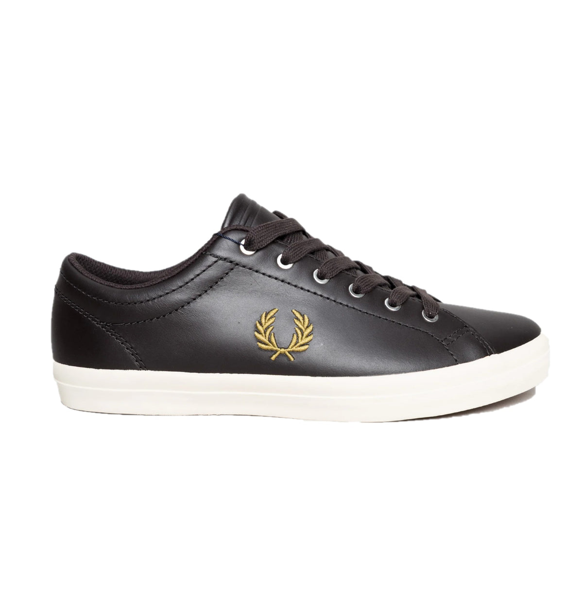 Fred Perry Baseline Leather B1306 Rich Brown