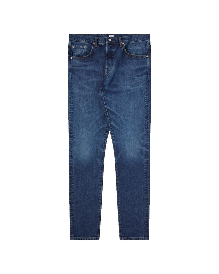 Edwin Slim Tapered Jeans L32 Blue - mid dark used