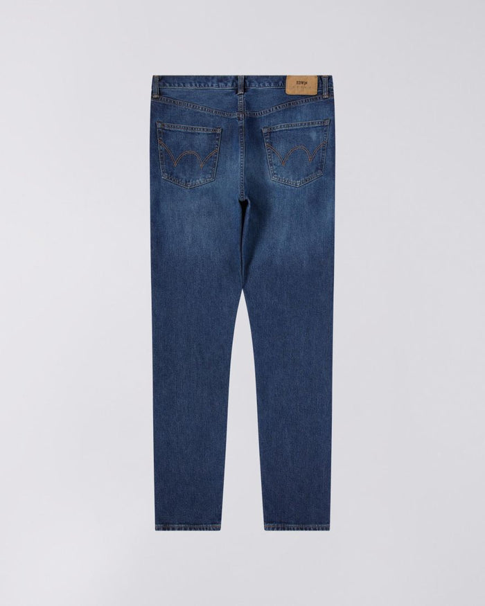 Edwin Slim Tapered Jeans L32 Blue - mid dark used